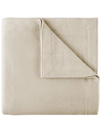 Peacock Alley Season Framed Cotton Blanket