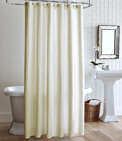 Peacock Alley Vienna Matelasse Shower Curtain