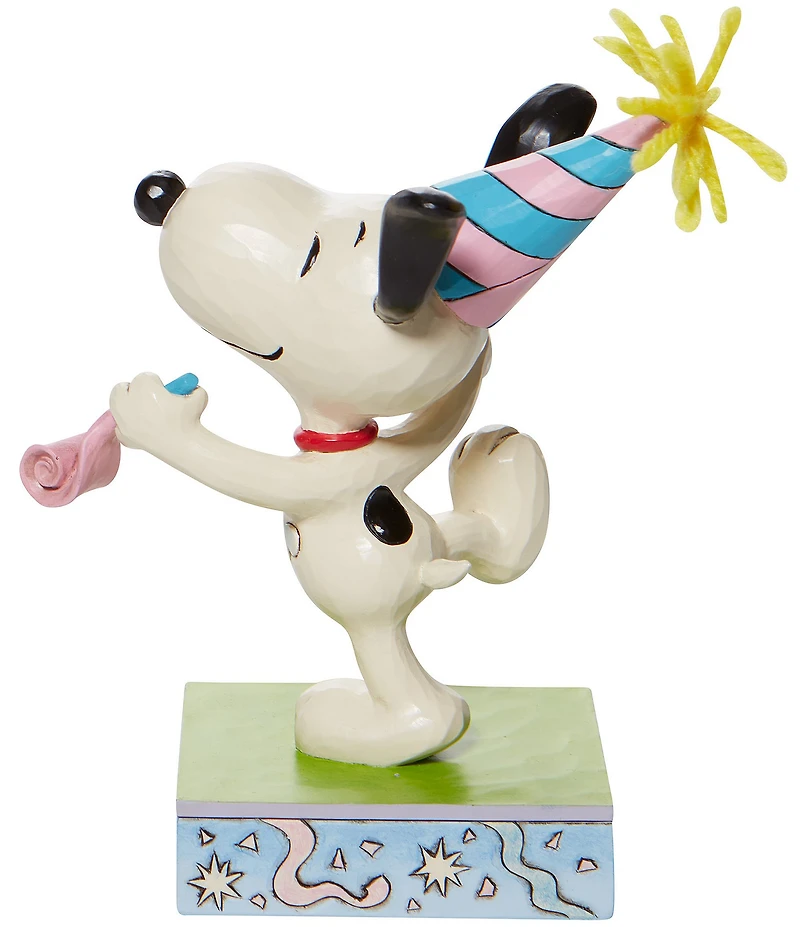 Peanuts by Jim Shore JSPEA Snoopy & Woodstock Birthday Figurine