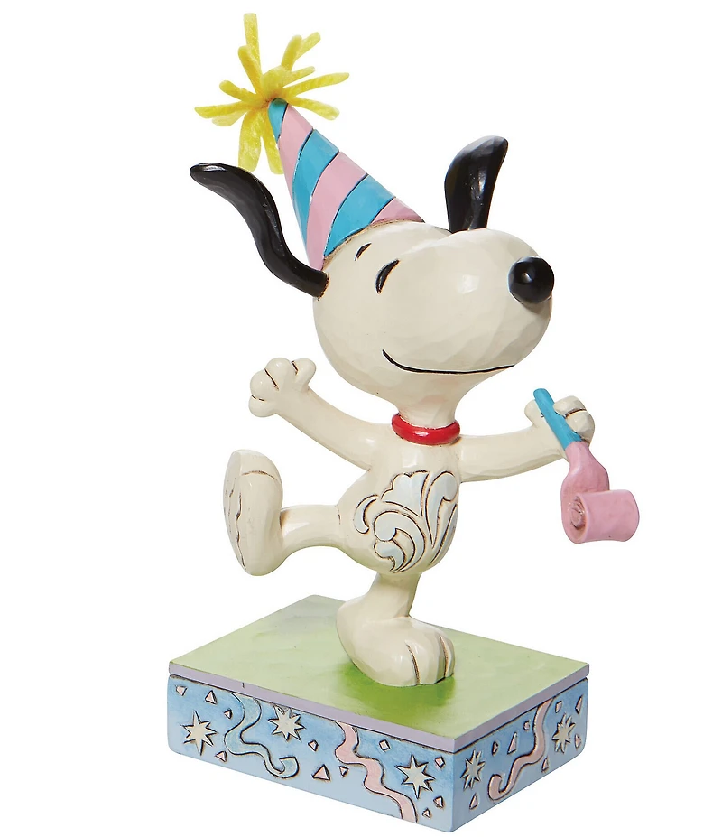 Peanuts by Jim Shore JSPEA Snoopy & Woodstock Birthday Figurine
