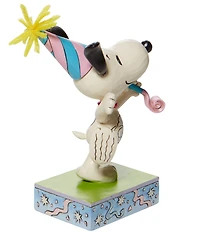 Peanuts by Jim Shore JSPEA Snoopy & Woodstock Birthday Figurine