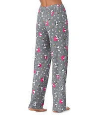 Peanuts Jersey Knit Snoopy XOXO Print Coordinating Valentine's Day Sleep Pants