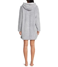 Peanuts Snoopy Long Sleeve Round Neck Plush Hooded Tunic