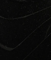 Pear Culture Strapless Sweetheart Glitter Velvet Dress