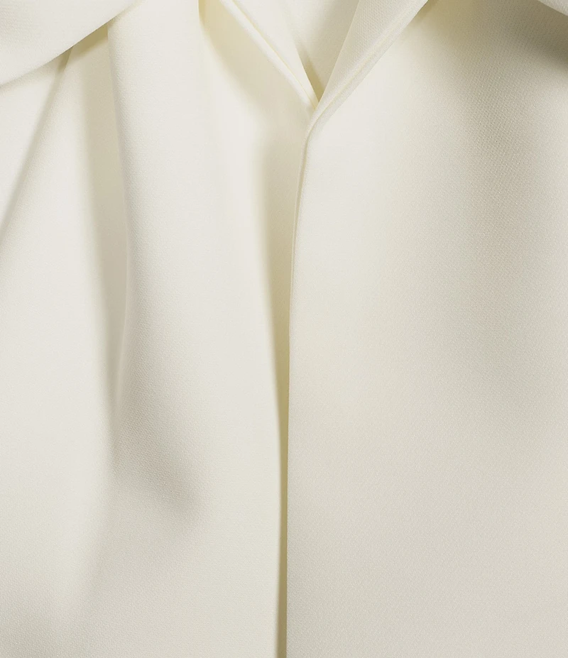 Pear Culture Square Neck Sleeveless Bow-Back Fit-And-Flare Dress