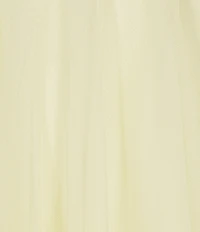 Pear Culture Strapless Mesh Twist Front Fit And Flare Dress
