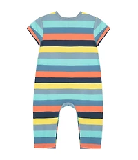 Peek Baby Boys/Girls Multi Stripe Peace Coverall