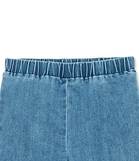 Peek Little/Big Girls 2T-10 Fringe-Accented Flare-Leg Denim Pants