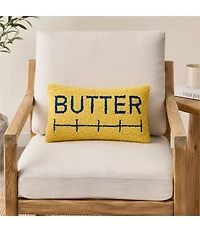 Peking Handicraft Butter Wool Hook Pillow