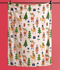 Peking Handicraft Characters Printed Plush Throw Blanket