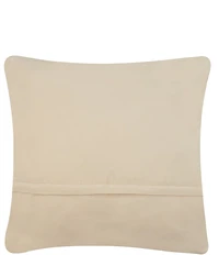 Peking Handicraft Dot Bam Crack Wool Hook Throw Square Pillow