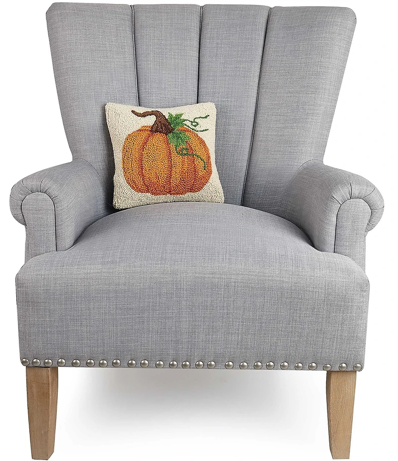 Peking Handicraft Harvest Collection Pumpkin Hook Square Pillow