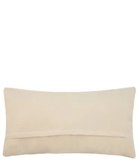 Peking Handicraft Howdy Wool Hook Throw Lumbar Pillow