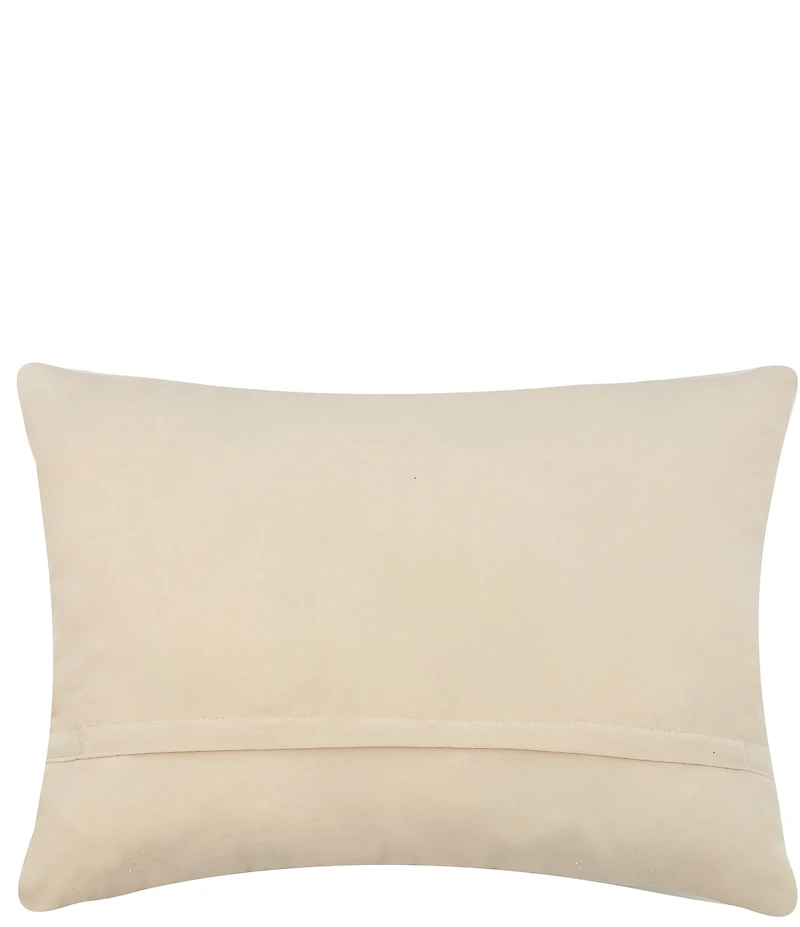 Peking Handicraft Mallard Plaid Wool Hook Throw Pillow