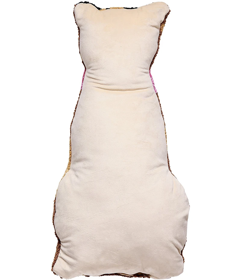 Peking Handicraft Shaped Leopard Wool Hook Pillow