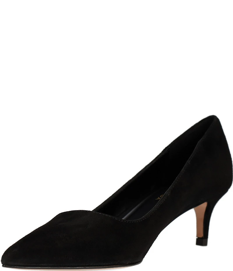 Pelle Moda Aeri Suede Mid Heel Pumps