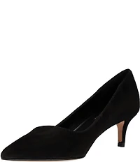 Pelle Moda Aeri Suede Mid Heel Pumps