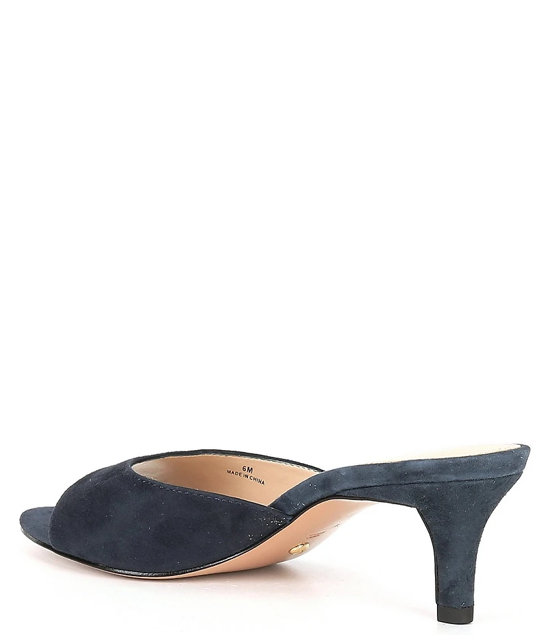 Pelle Moda Balin Suede Slide Dress Sandals