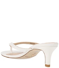 Pelle Moda Effi 4 Suede Thong Kitten Heel Sandals
