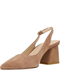 Pelle Moda Florin Suede Slingback Pumps
