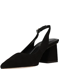 Pelle Moda Florin Suede Slingback Pumps