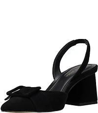 Pelle Moda Imia Suede Slingback Dress Pumps
