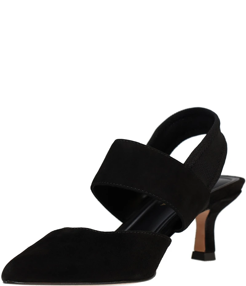 Pelle Moda Kiam Suede Slingback Dress Pumps
