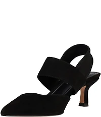 Pelle Moda Kiam Suede Slingback Dress Pumps