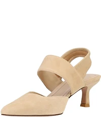 Pelle Moda Kiam Suede Slingback Dress Pumps