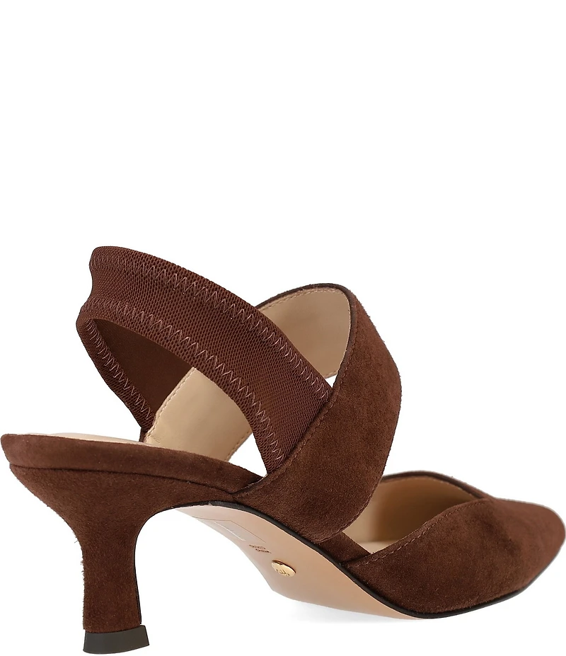 Pelle Moda Kiam Suede Slingback Dress Pumps