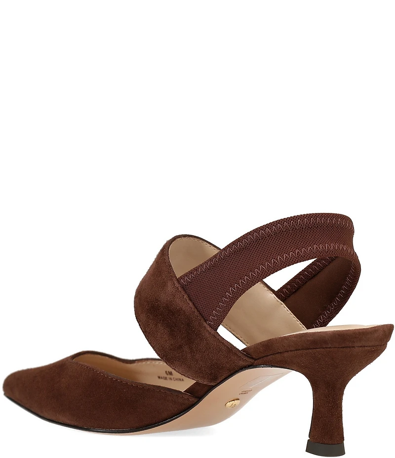Pelle Moda Kiam Suede Slingback Dress Pumps