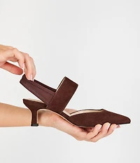 Pelle Moda Kiam Suede Slingback Dress Pumps