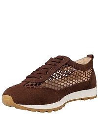 Pelle Moda Kimsy Sport Suede Mesh Sneakers