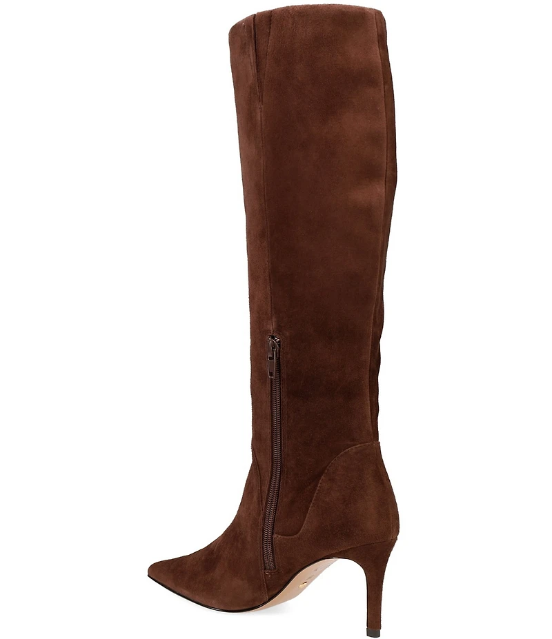 Pelle Moda Lidya Suede Stiletto Tall Boots