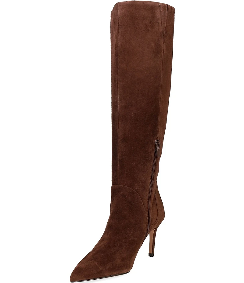 Pelle Moda Lidya Suede Stiletto Tall Boots