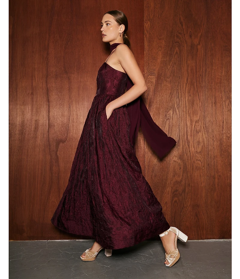 Pelle Moda Pearly 2 Glitter Ribbed Satin Ankle Strap High Heel Platform Dress Sandals