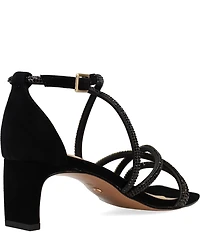Pelle Moda Teena Kid Suede Strappy Dress Sandals