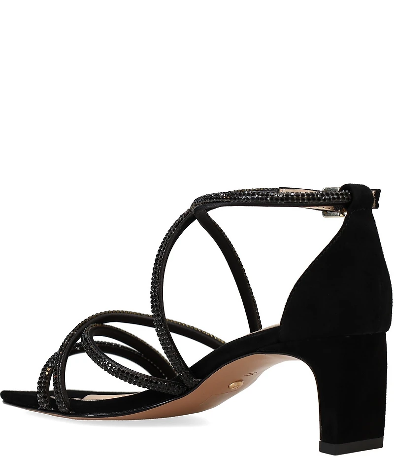 Pelle Moda Teena Kid Suede Strappy Dress Sandals