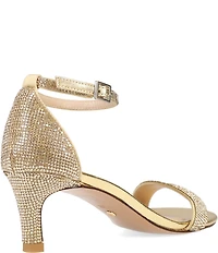 Pelle Moda Uciel Metallic Leather Ankle Strap Dress Sandals