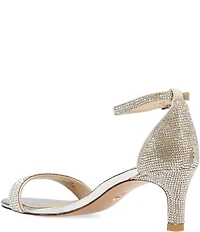 Pelle Moda Uciel Metallic Leather Ankle Strap Dress Sandals