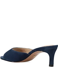 Pelle Moda Unia Suede Dress Slide Sandals