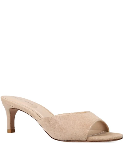 Pelle Moda Unia Suede Dress Slide Sandals