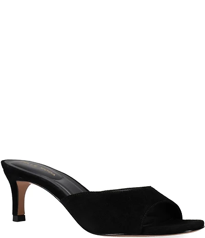 Pelle Moda Unia Suede Dress Slide Sandals