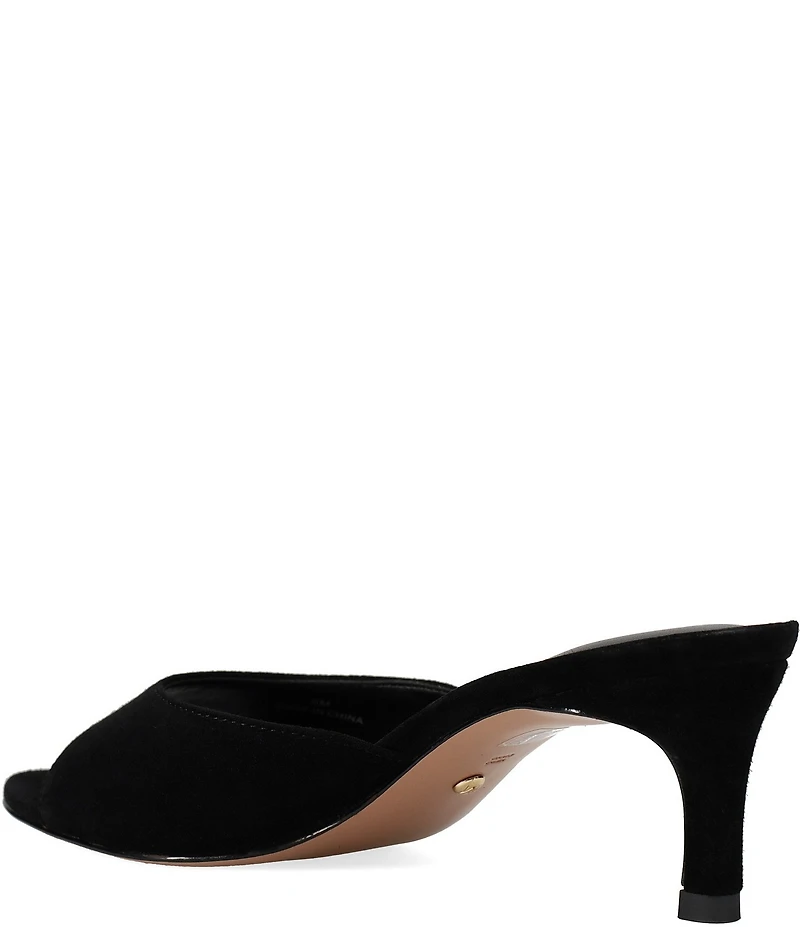 Pelle Moda Unia Suede Dress Slide Sandals