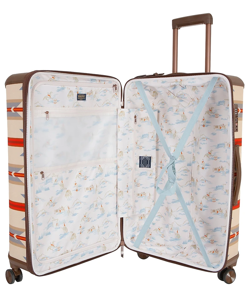 Pendleton Wyeth Trail 28#double; Hardside Polyester Upright Spinner Luggage