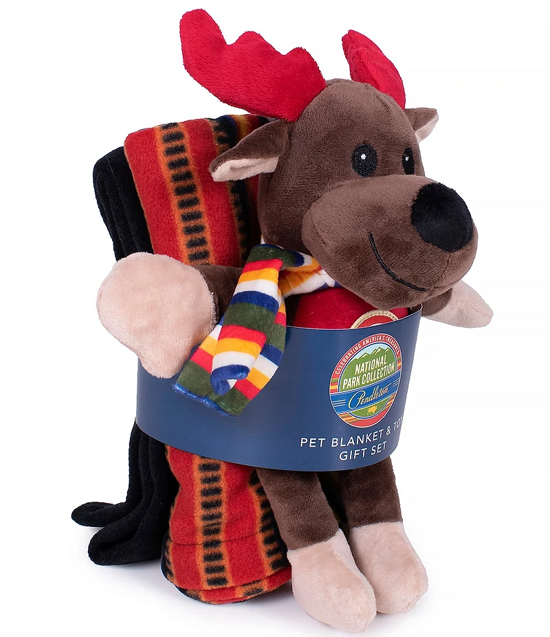 Pendleton Acadia National Park Pet Throw & Moose Pal Toy Gift Set