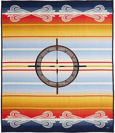 Pendleton American Indian College Fund Drum Keepers Throw Blanket