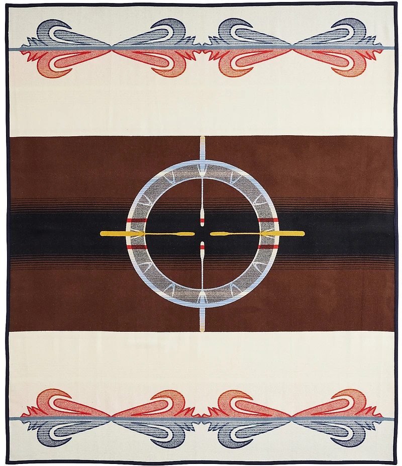 Pendleton American Indian College Fund Drum Keepers Throw Blanket