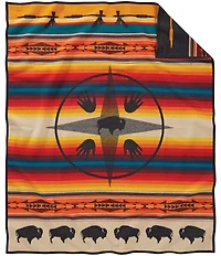 Pendleton Big Medicine Southwestern Bison Pattern Throw Blanket