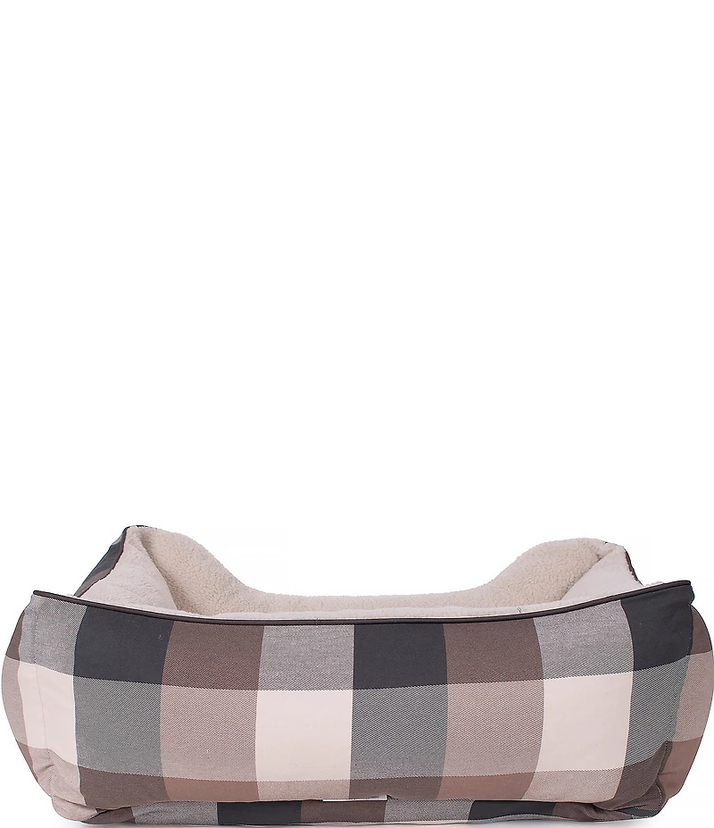 Pendleton Block Plaid Classic Kuddler Dog Bed with Removeable Cover
